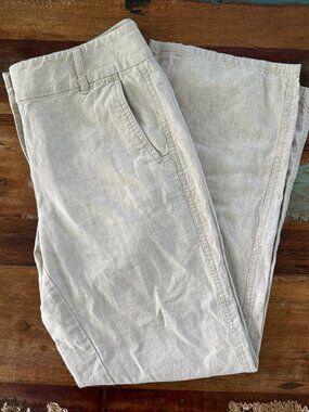 Ann Taylor Loft Linen Blend  Pants Size 4P
